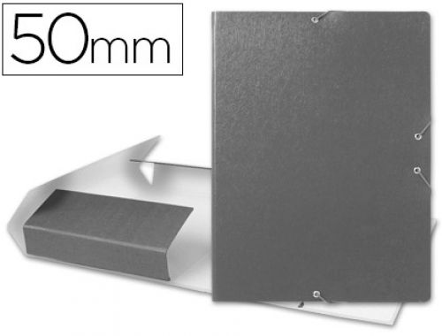 Capa elasticos para projetos lombada 5 cm cinza , Liderpapel , 37345 , 8423473373457